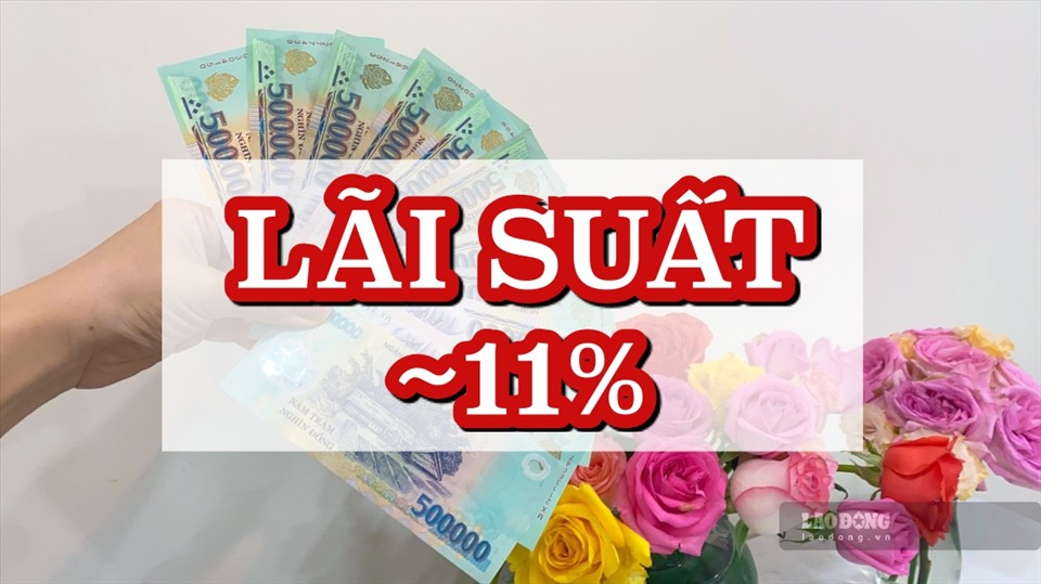 Lãi suất ngân hàng hôm nay. Ảnh: Trà My