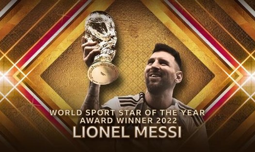 Lionel Messi được BBC vinh danh ở hạng mục Ngôi sao thể thao của năm. Ảnh: BBC