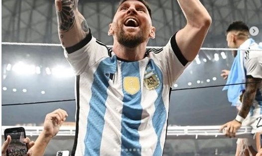 Bài đăng của Lionel Messi lập kỷ lục trên Instagram với trên 52 triệu lượt thích. Ảnh: Chụp màn hình