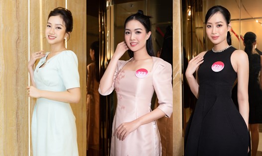 Top 3 Người đẹp truyền thông của Hoa hậu Việt Nam 2022. Ảnh: Sen Vàng,