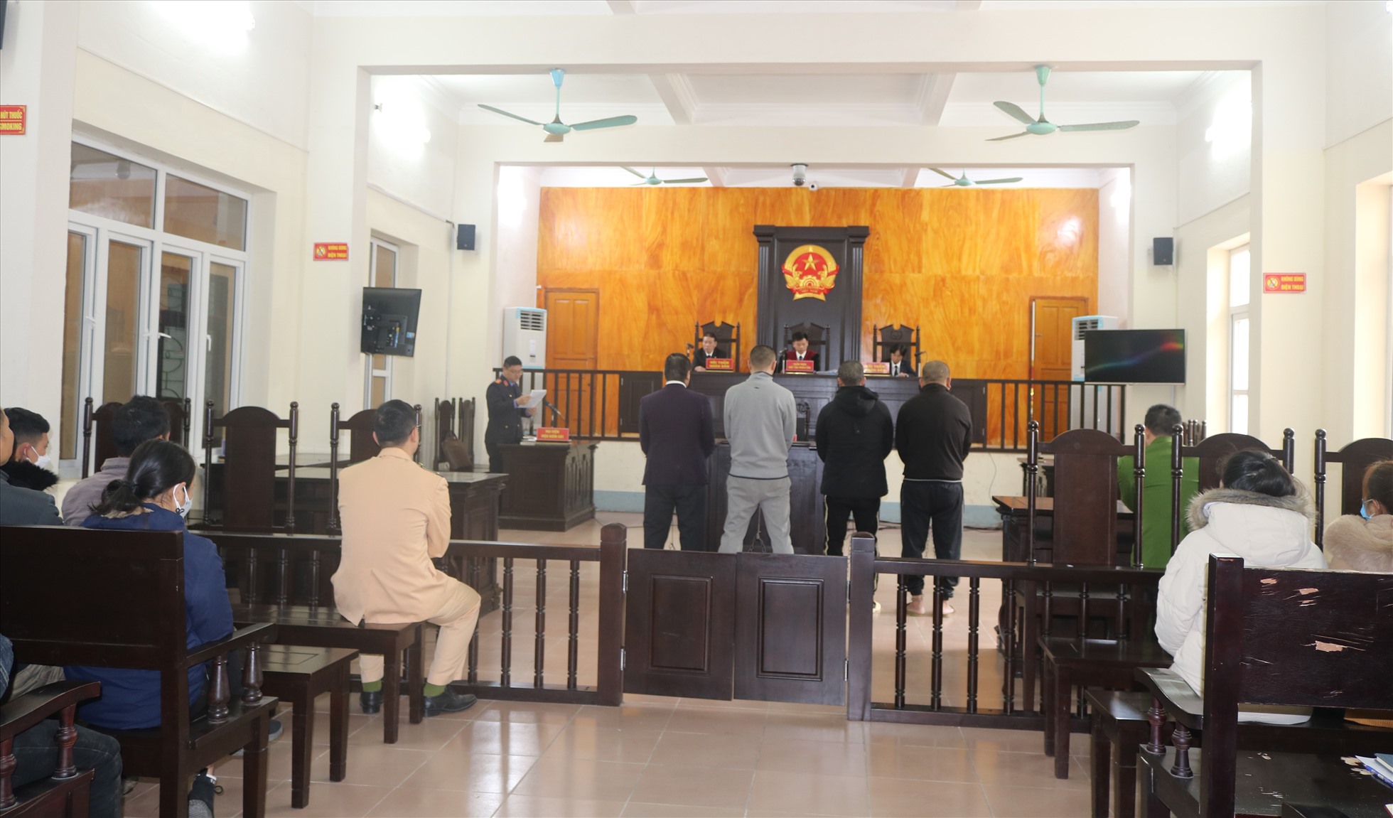 Quang cảnh phiên tòa. Ảnh: Cổng thông tin điện tử Quảng Ninh