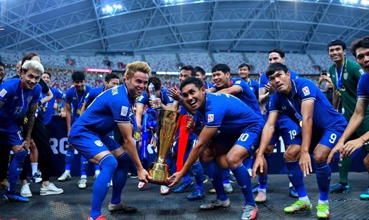 Tuyển Thái Lan dự AFF Cup 2022 với tư cách đương kim vô địch. Ảnh: Siam Sports