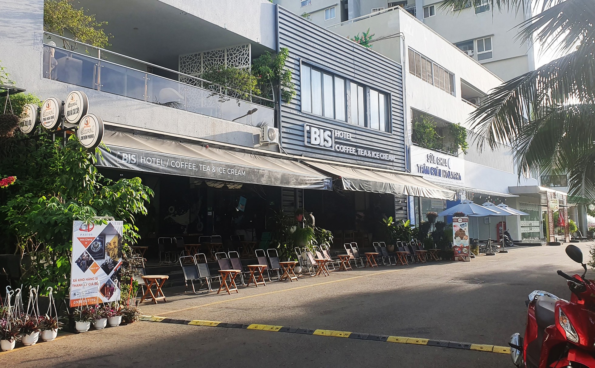 Hiện trường nơi xảy ra vụ đánh nhau. Ảnh: Văn Anh