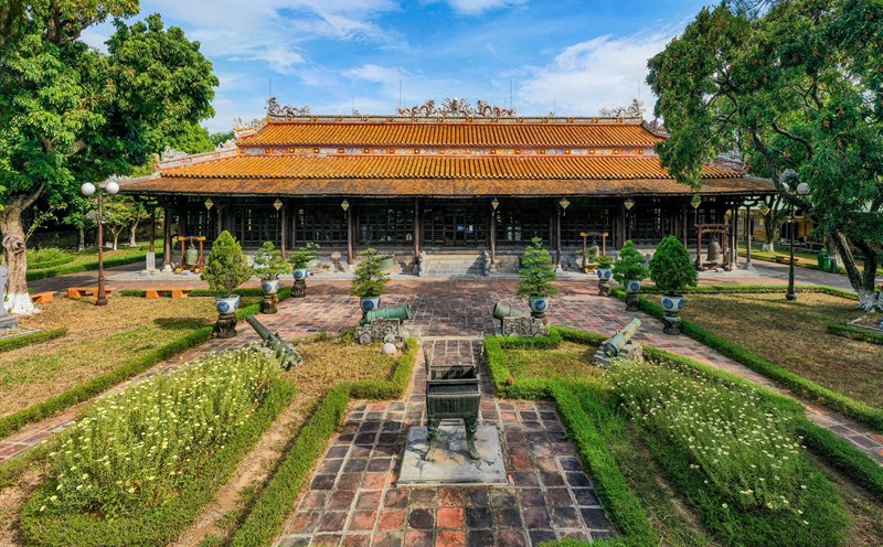 Bảo tàng Cổ vật Cung đình Huế - nơi có không gian trưng bày “Vua Hàm Nghi, cuộc đời và nghệ thuật”. ẢẢnh" TĐAS