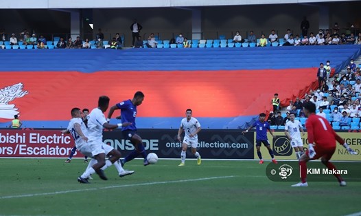 Campuchia giành thắng lợi 3-2 trước Philippines trong trận ra quân AFF Cup 2022. Ảnh: Thmey Thmey