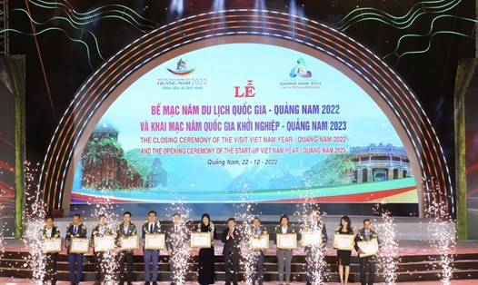 Quảng Nam đã tổ chức chương trình tổng kết Năm Du lịch quốc gia - Quảng Nam 2022. Ảnh: Văn Trực