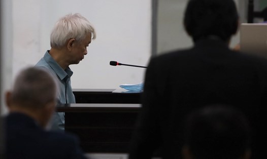 Bị cáo Nguyễn Chiến Thắng - cựu Chủ tịch UBND tỉnh Khánh Hòa. Ảnh Thu Cúc
