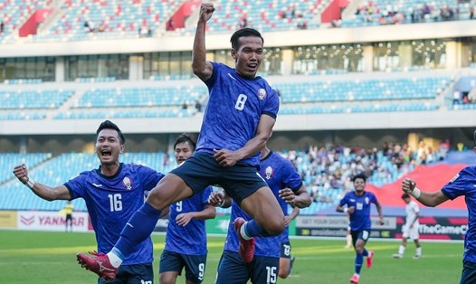Đội tuyển Campuchia thắng Philippines ngày ra quân AFF Cup 2022. Ảnh: AFF
