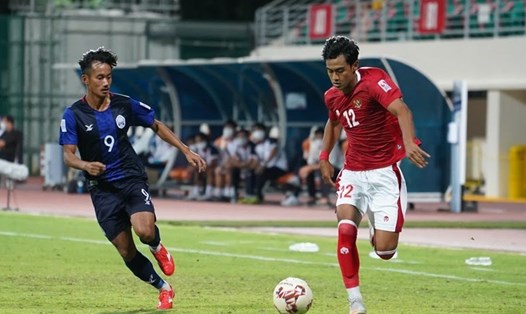Tuyển Indonesia chạm trán Campuchia tại AFF Cup 2022. Ảnh: AFF