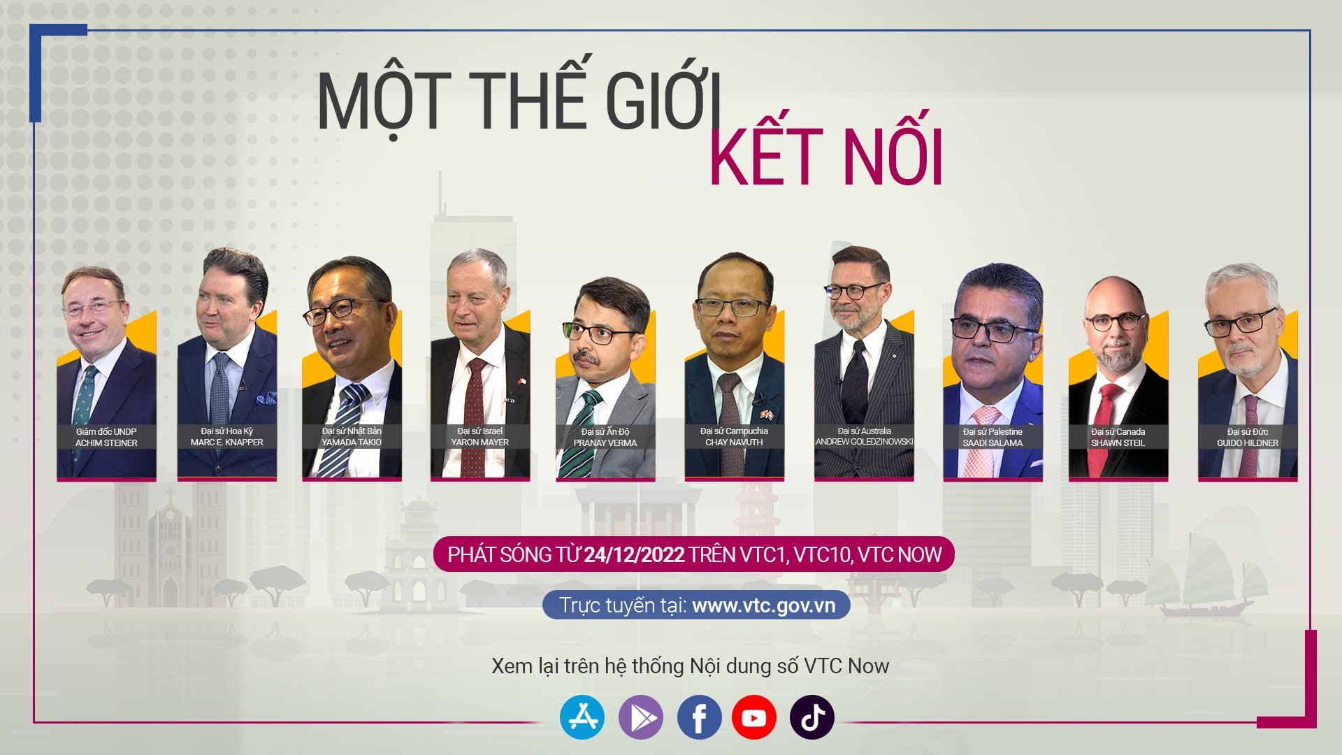 Chương trình “Một thế giới kết nối”. Ảnh: Anh Thu