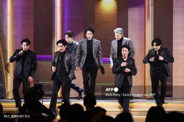 BTS là nhóm nhạc hàng đầu Kpop hiện nay. Ảnh: AFP.