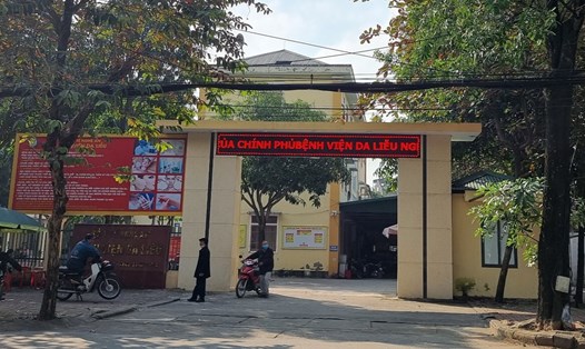 Bệnh viện Da liễu Nghệ An (đường Lê Hồng Phong - TP Vinh). Ảnh: Quang Đại