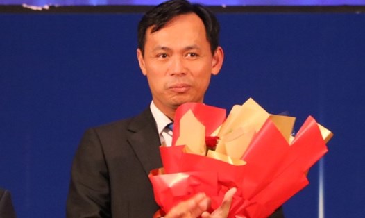 Ông Huỳnh Trần Phi Long được bầu làm Chủ tịch Hội Doanh nhân trẻ Bình Dương. Ảnh: Đình Trọng