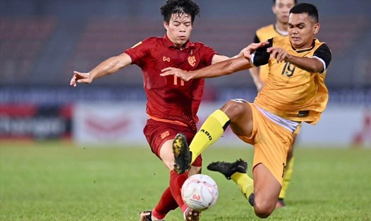 Tuyển Thái Lan tạm dẫn đầu bảng A tại AFF Cup 2022. Ảnh: FAT