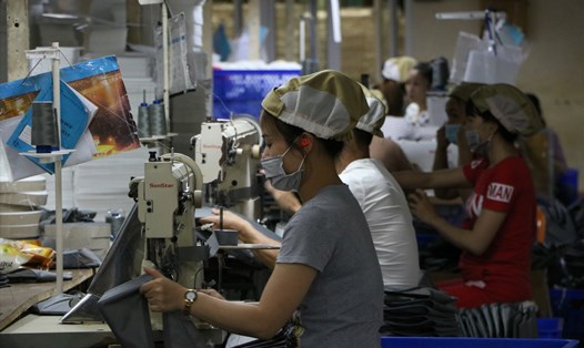 Công nhân công ty dệt may ở Thừa Thiên Huế. Ảnh: Phúc Đạt
