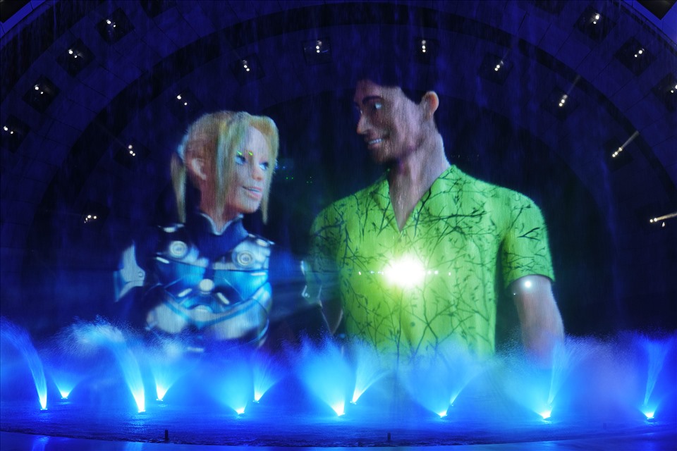 Show trình diễn đa phương tiện "Kiss The Stars" chính thức ra mắt tại Phú Quốc. Ảnh: Ban tổ chức