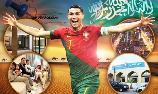 Ronaldo sẽ được hưởng nhiều đặc quyền nếu chuyển đến Saudi Arabia thi đấu.  Ảnh: AFP