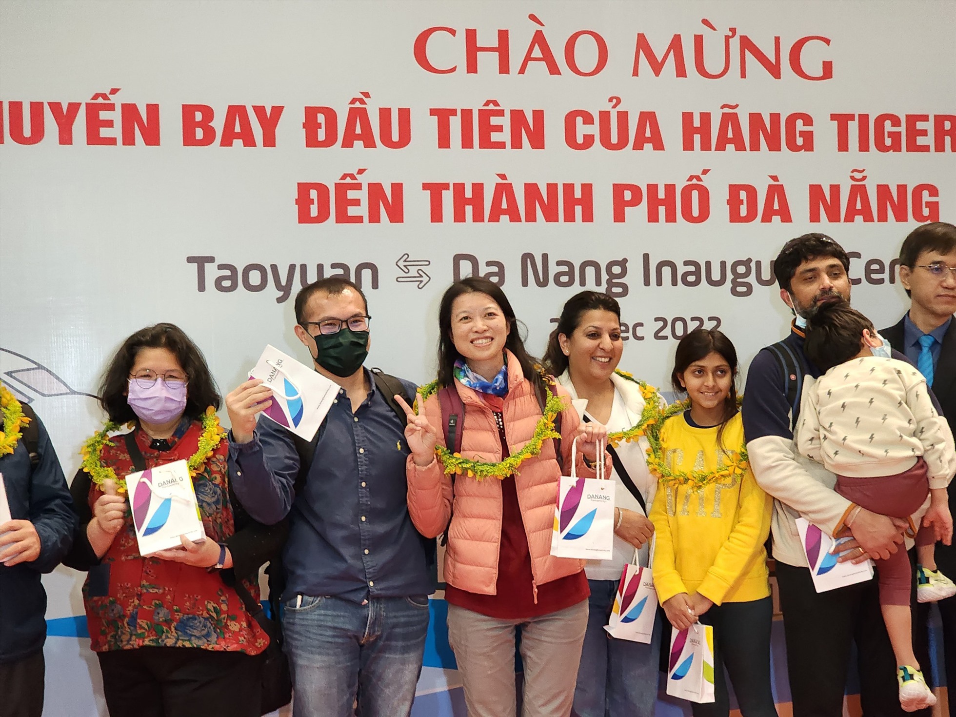 Đà Nẵng đón những du khách đến từ Đài Bắc. Ảnh: Thuỳ Trang