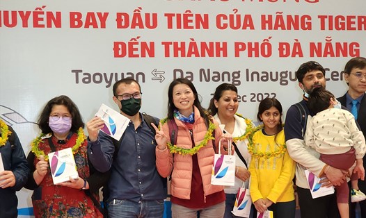 Đà Nẵng đón những du khách đến từ Đài Bắc. Ảnh: Thuỳ Trang