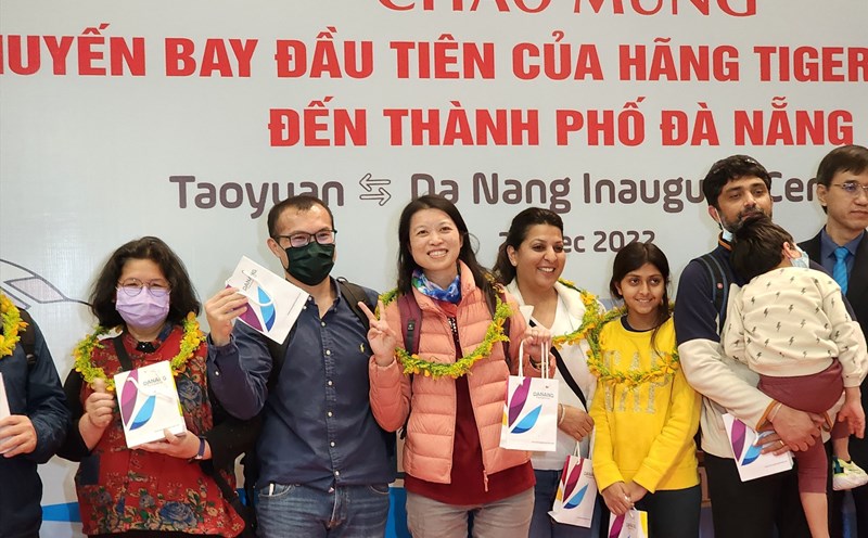 Đà Nẵng đón những du khách đến từ Đài Bắc. Ảnh: Thuỳ Trang