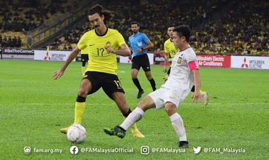 Đội tuyển Malaysia giành chiến thắng 5-0 trước Lào. Ảnh: FAM