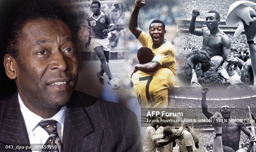 Vua bóng đá Pele đã để lại sự nghiệp lẫy lừng. Ảnh: AFP