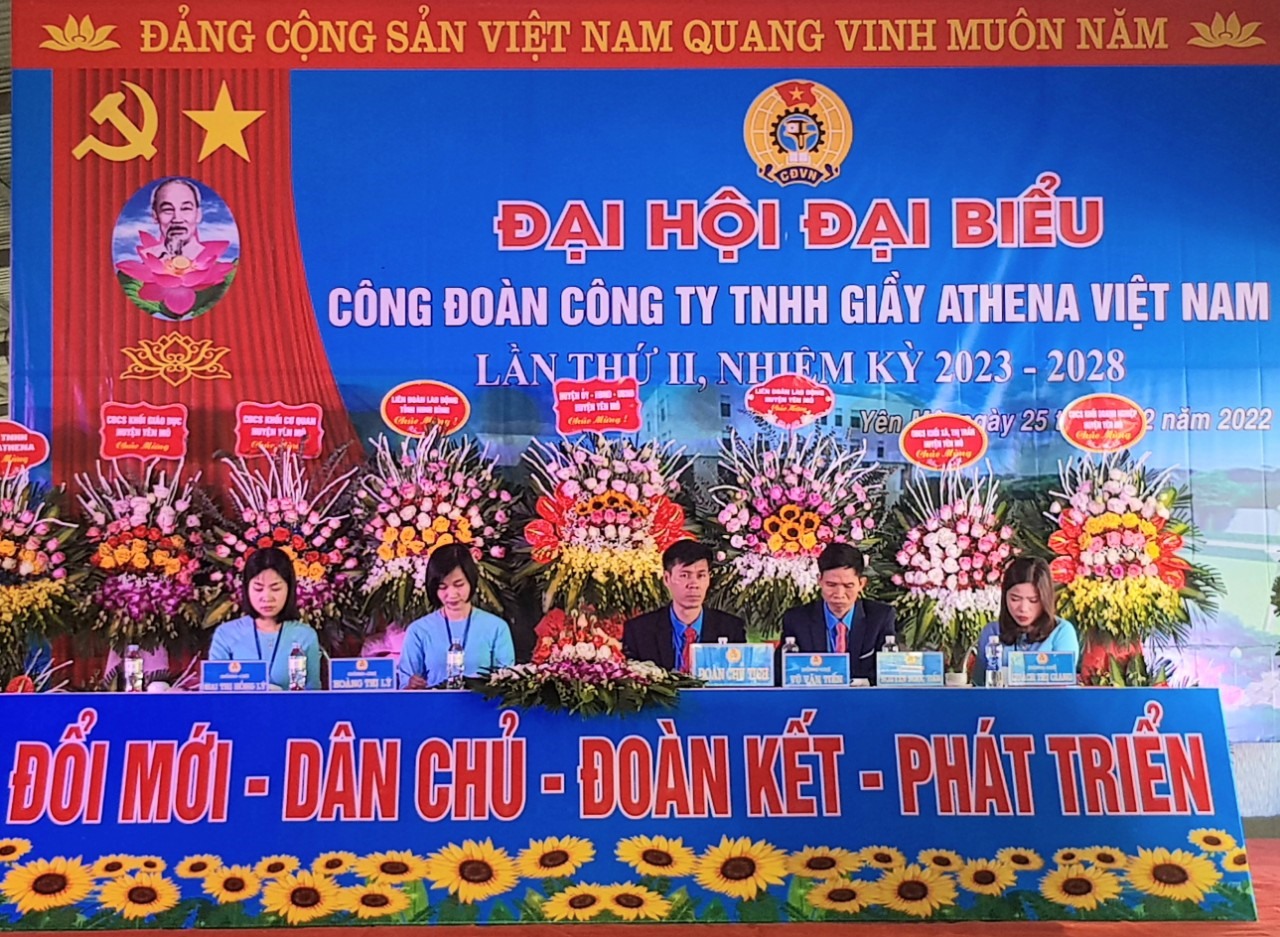 Ninh Bình: Đại hội điểm ở công đoàn cơ sở có gần 9.000 đoàn viên