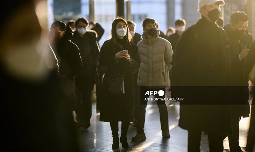 Một nhà ga ở Seoul, Hàn Quốc ngày 14.1.2022. Ảnh: AFP
