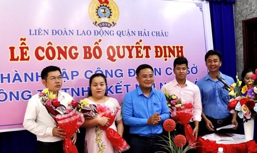 LĐLĐ thành phố Đà Nẵng đặt mục tiêu thành lập hơn 14 ngàn đoàn viên trong năm 2023. Ảnh: Tường Minh