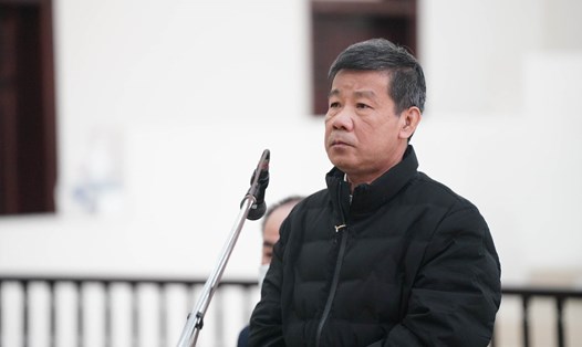 Cựu Chủ tịch UBND tỉnh Bình Dương Trần Thanh Liêm tại phiên toà phúc thẩm vụ án 188ha đất vàng rơi vào tay tư nhân. Ảnh: Việt Dũng
