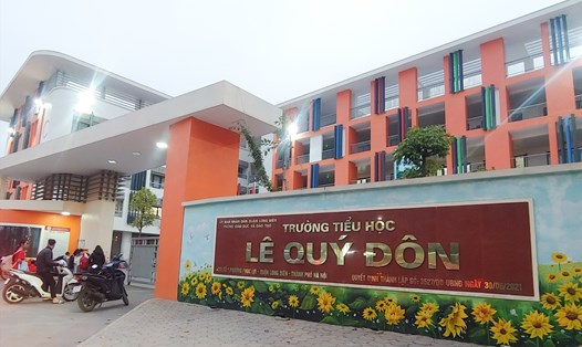 Trường Tiểu học Lê Quý Đôn, Long Biên, Hà Nội. Ảnh: Vân Trang