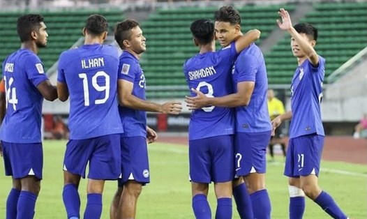 Đội tuyển Singapore giành chiến thắng 2-0 trước Lào. Ảnh: LĐBĐ Singapore