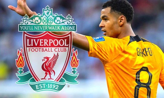 Liverpool xác nhận chiêu mộ thành công Gakpo.  Ảnh: AFP