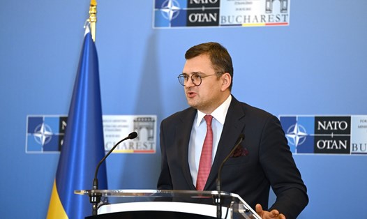 Ngoại trưởng Ukraina Dmitry Kuleba. Ảnh: AFP