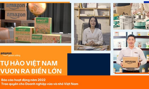 Amazon Global Selling công bố Báo cáo Hoạt động trao quyền cho các Doanh nghiệp vừa và nhỏ Việt Nam 2022. Ảnh: DN cung cấp