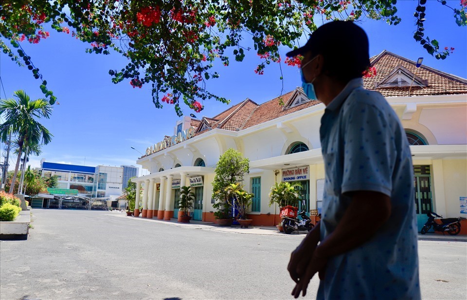 Khánh Hòa sẽ quy hoạch ga Nha Trang thành công viên đi bộ, bảo tàng. Ảnh Thu Cúc