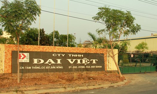 Cơ quan chức năng tỉnh Đắk Nông đang tiến hành thu hồi 7ha đất mà Công ty TNHH Đại Việt đã thuê tại KCN Tâm Thắng. Ảnh: Lê Phước
