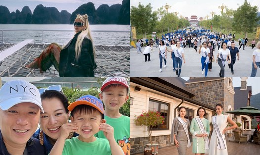 Các sao quốc tế chọn Việt Nam để du lịch. Ảnh: Ban tổ chức.