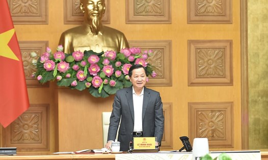 Phó Thủ tướng Lê Minh Khái, Trưởng ban Chỉ đạo điều hành giá. Ảnh: Quang Thương