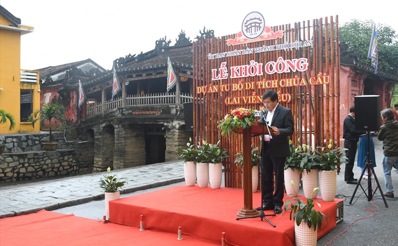 Chùa Cầu Hội An 400 tuổi được trùng tu bảo tồn tối đa yếu tố gốc. Ảnh: Thuỳ Trang