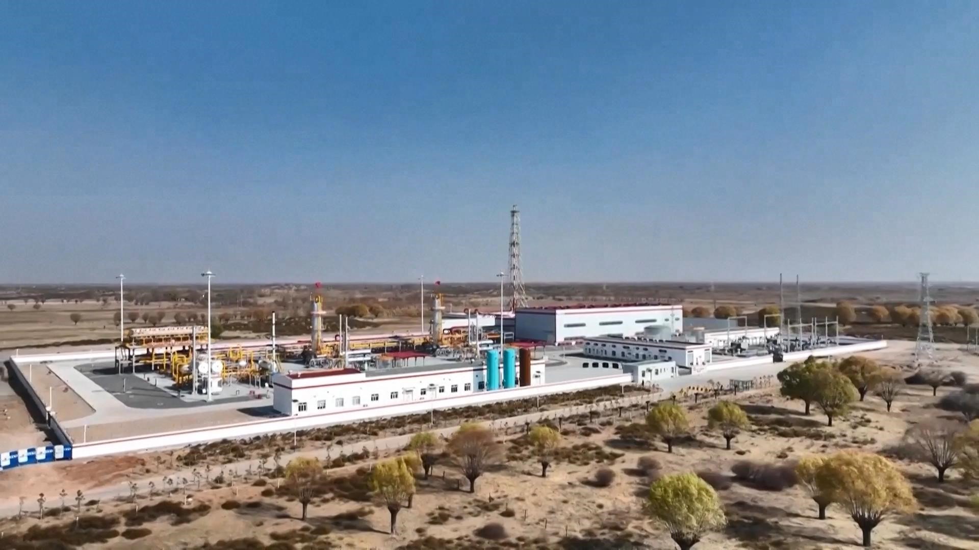 Mỏ dầu Trường Khánh nằm ở lưu vực Erdos phía tây bắc Trung Quốc. Ảnh: Changqing Oilfield