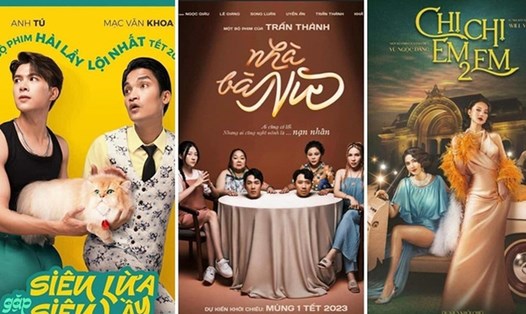 3 phim Tết Việt 2023 cạnh tranh. Ảnh: CGV