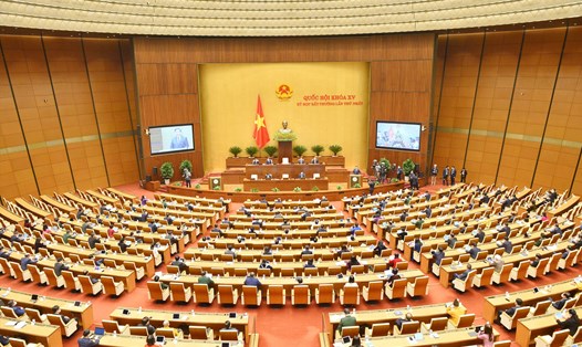 Vào đầu năm 2022, lần đầu tiên trong lịch sử, Quốc hội tổ chức Kỳ họp bất thường lần thứ Nhất. Ảnh: Minh Hùng
