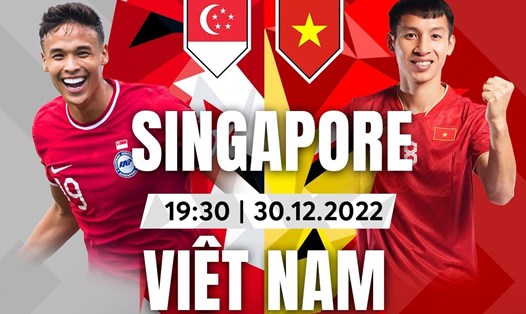 Tuyển Việt Nam có trận đấu làm khách trước Singapore tại AFF Cup 2022. Ảnh: FPT Play