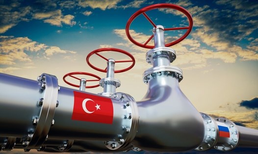 Nga và Thổ Nhĩ Kỳ bắt tay xây dựng trung tâm khí đốt chung. Ảnh: AFP/EIG
