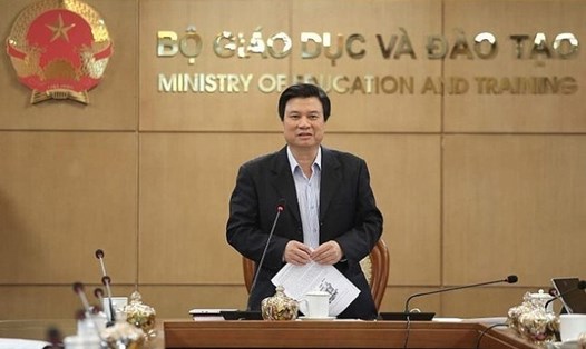 Thứ trưởng Bộ Giáo dục và Đào tạo Nguyễn Hữu Độ. Ảnh: Bộ GDĐT