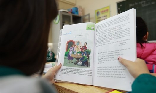 Hằng năm, phụ huynh phải chi số tiền không nhỏ mua sách giáo khoa kèm sách tham khảo. Ảnh minh hoạ: Hải Nguyễn