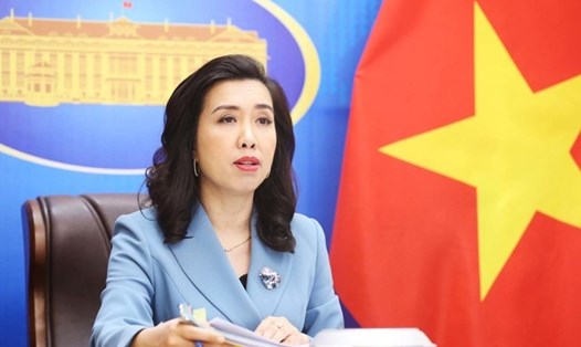 Người phát ngôn Bộ Ngoại giao Lê Thị Thu Hằng vừa được bổ nhiệm làm Thứ trưởng Bộ Ngoại giao. Ảnh: VGP