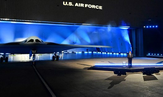 B-21 Raider là máy bay ném bom mới đầu tiên của Mỹ trong hơn 30 năm. Ảnh: AFP