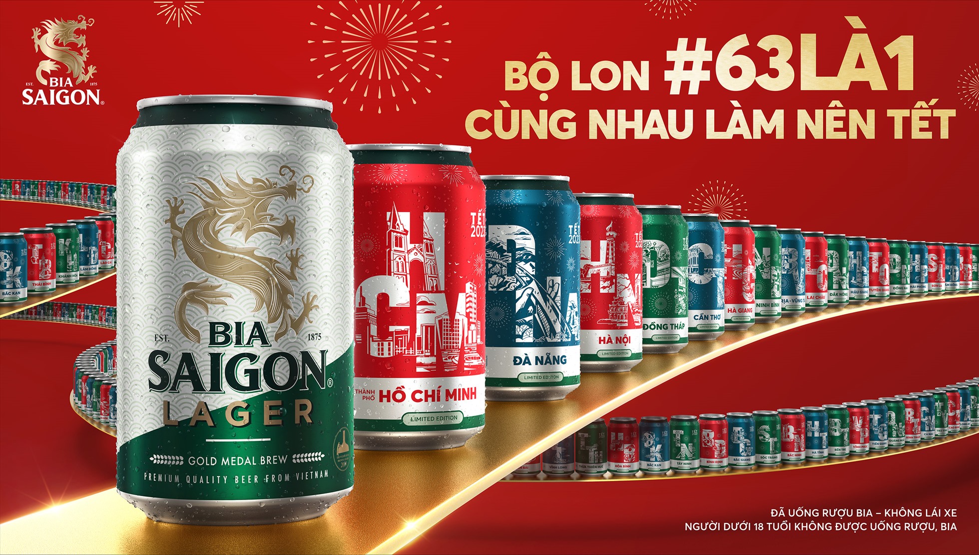 Bộ sưu tập 63 lon là 1 của Bia Saigon. Nguồn: Sabeco